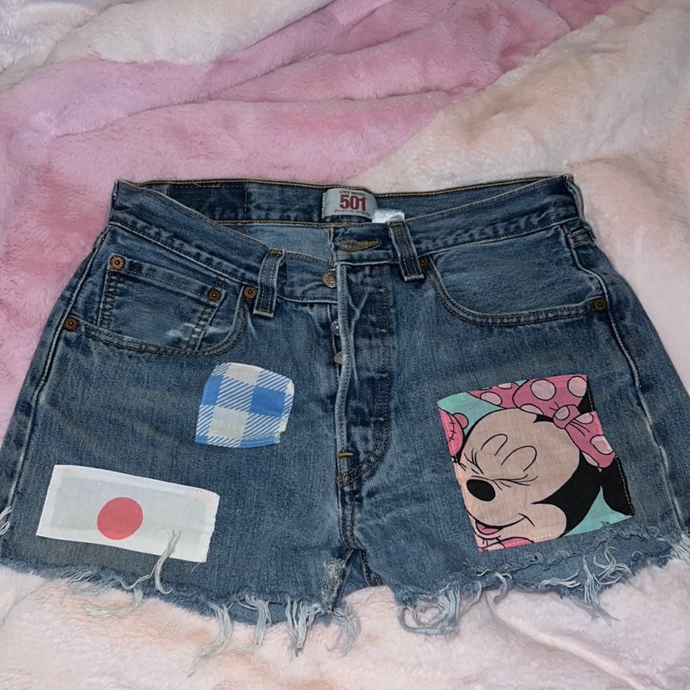 Patchwork Shorts